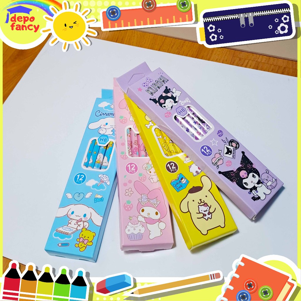 

Pensil Serut 2B (12 BIJI) JX-6603 / Pensil Tulis / Pencil / Alat Tulis / Pensil Murah Karakter