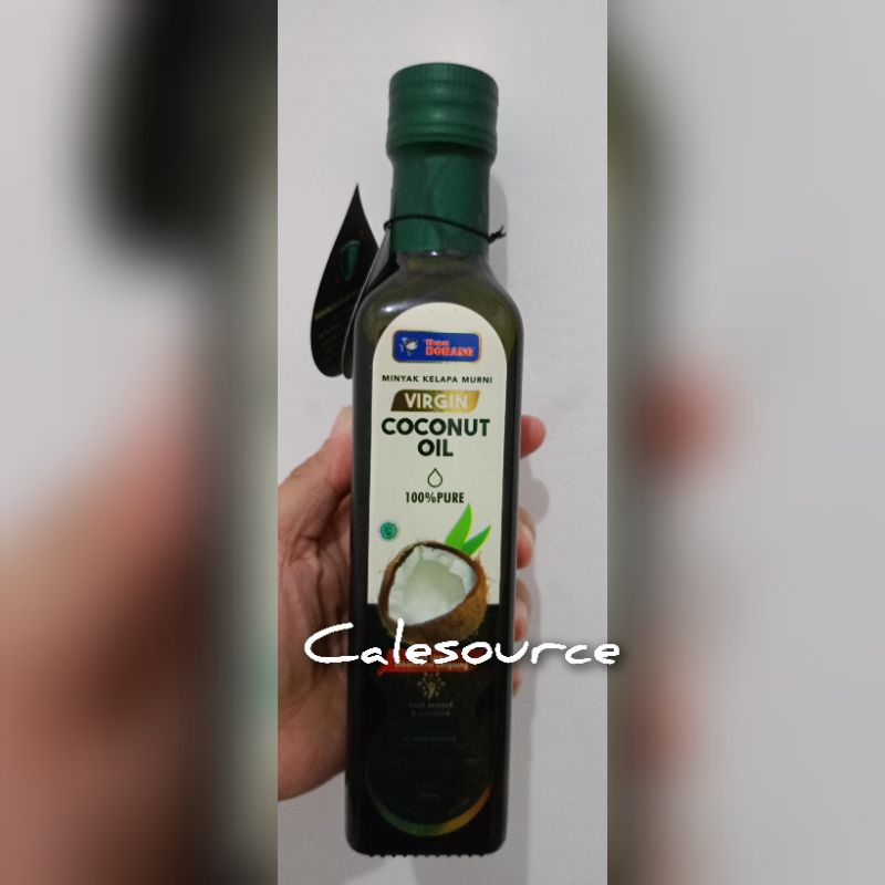 

original VCO virgin coconut oil minyak kelapa murni cap Ikan Dorang botol 250ml