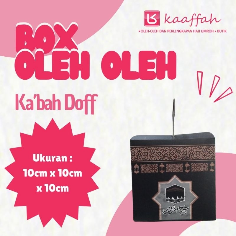 

Box oleh oleh Ka'bah Doff