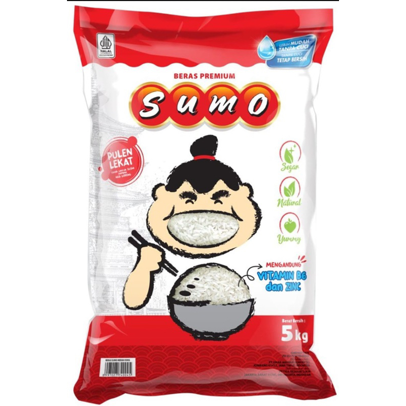 

KEMASAN BARU ❗️BERAS SUMO MERAH 5KG