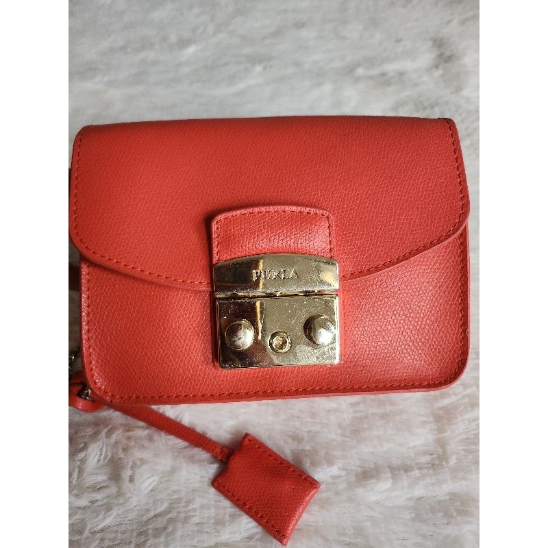 Furla Metropolis Corallo#preloved#second