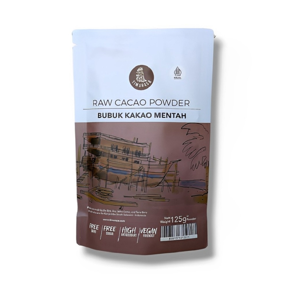 

RAW CACAO POWDER TIMURASA BUBUK KAKAO MENTAH 125GR