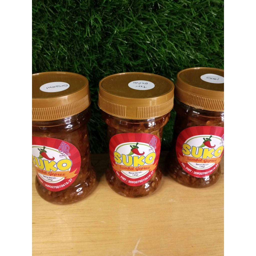 

Suko Sambel Geprek Cumi/Teri Medan/Original Berat 130gr