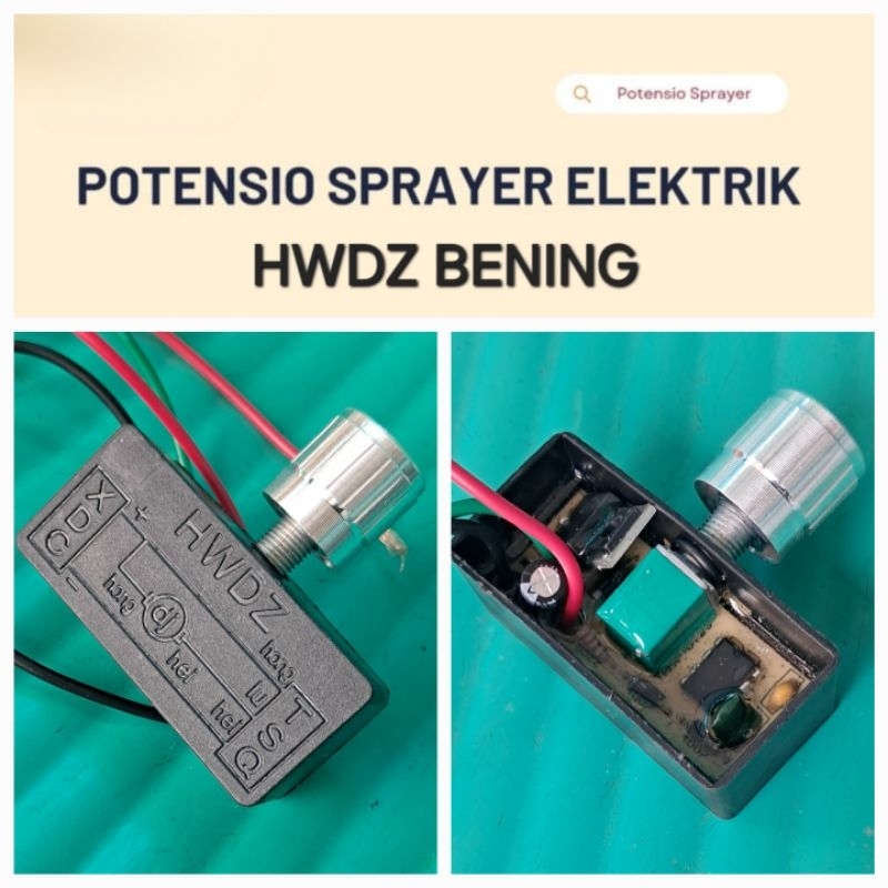 Pengatur kecepatan Tangki Sprayer Elektrik HWDZ Bening Potensio Bagus SWAN DGW CBA CHOTA  Volume Teg