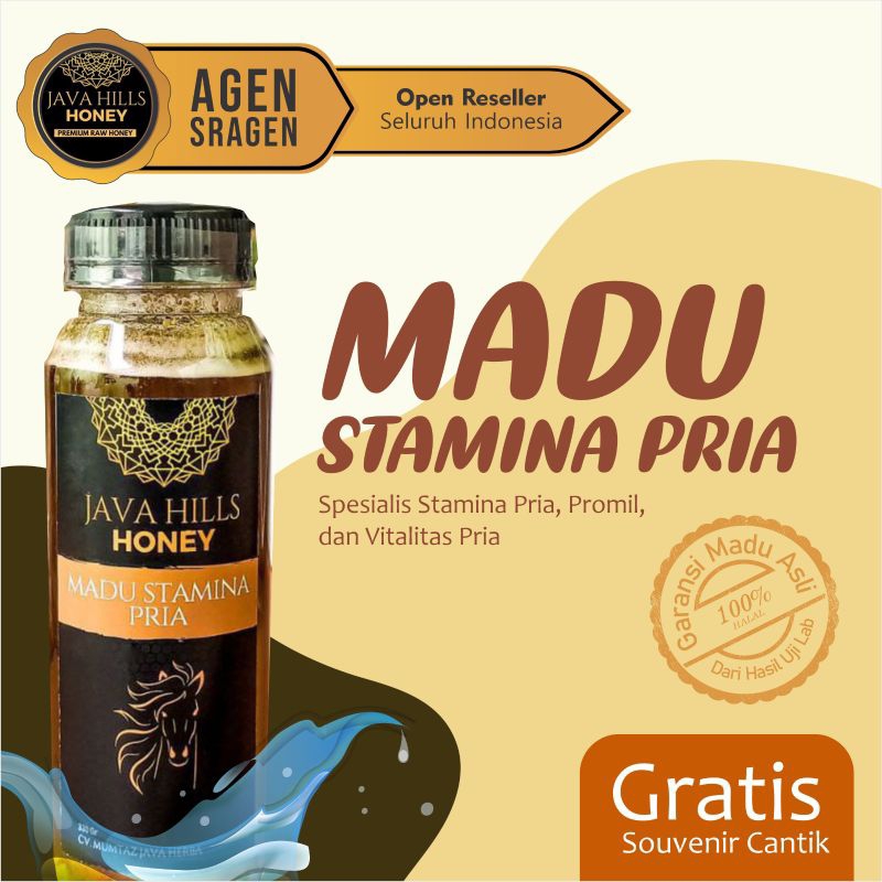 Madu Stamina Pria Java Hills Honey