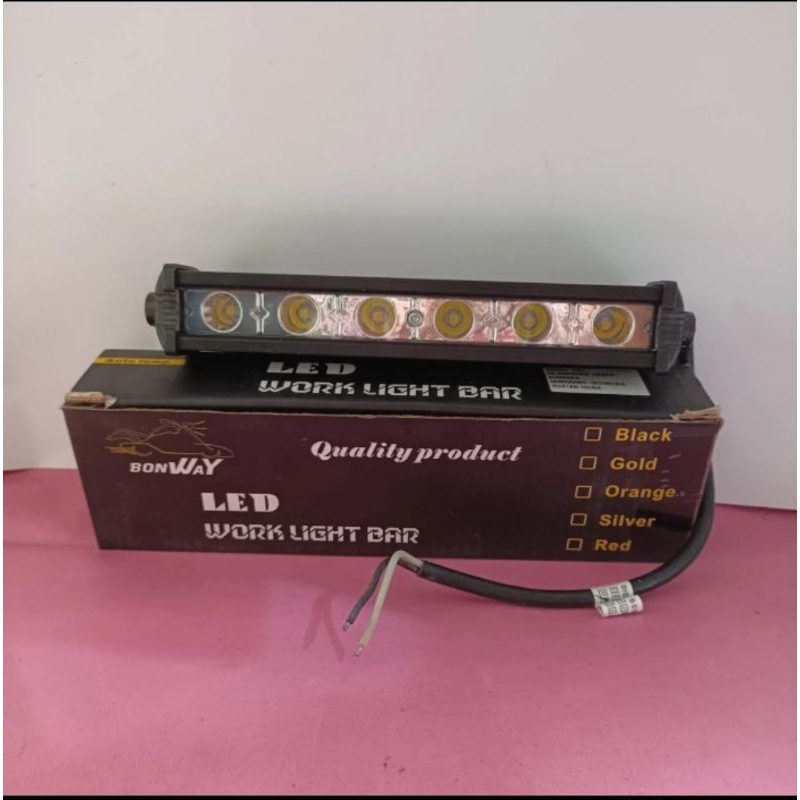 LAMPU LED PANJANG 6 MATA WORK LIGHT BAR