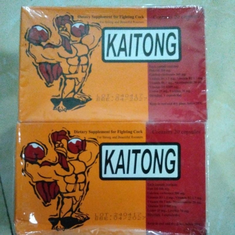 KAITONG ORIGINAL, KAITONG SUPLEMEN AYAM 1 SLOP 12 PAK