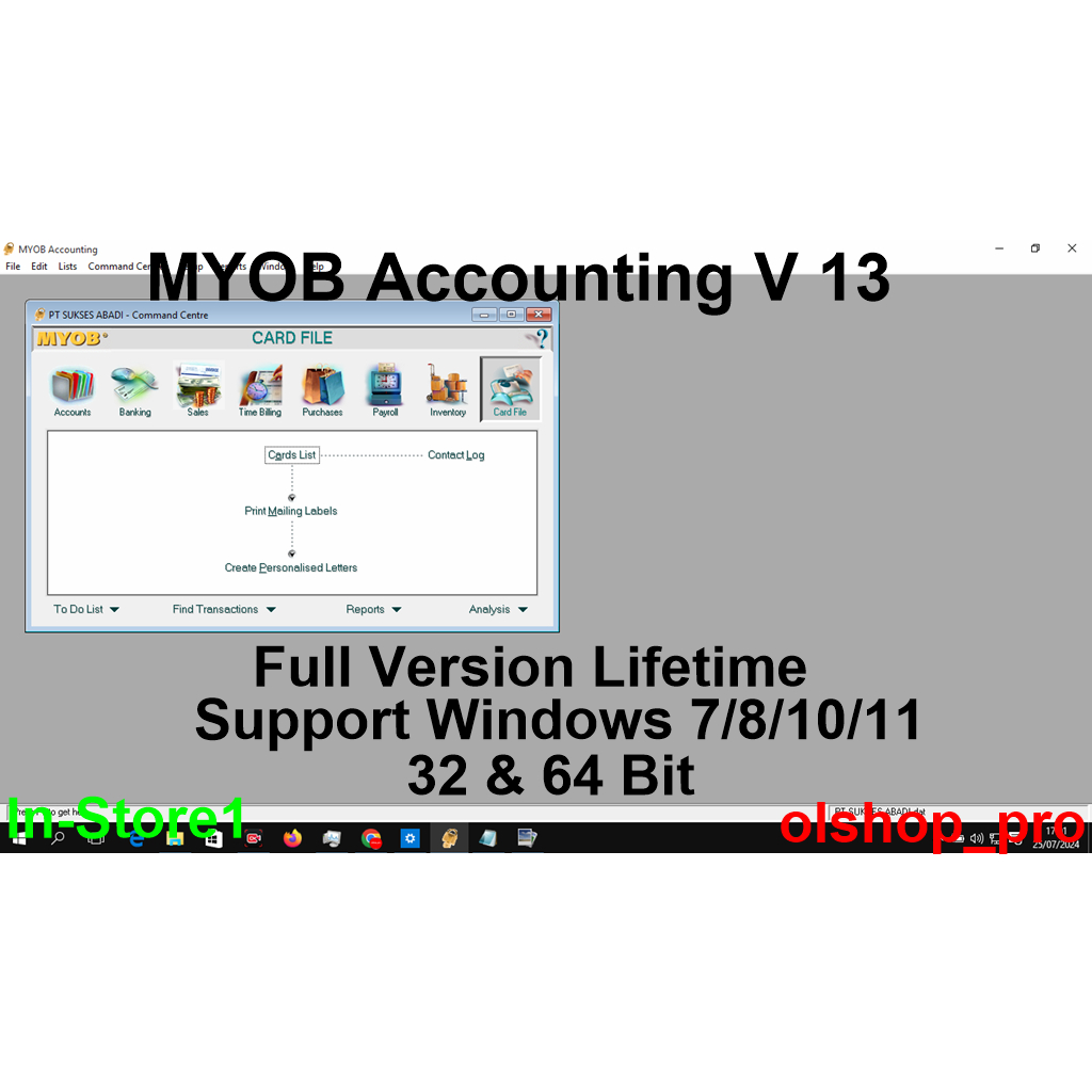 Software MYOB Accounting V 13 Bonus Aplikasi Excel PPh 21 TER 2024 Terbaru