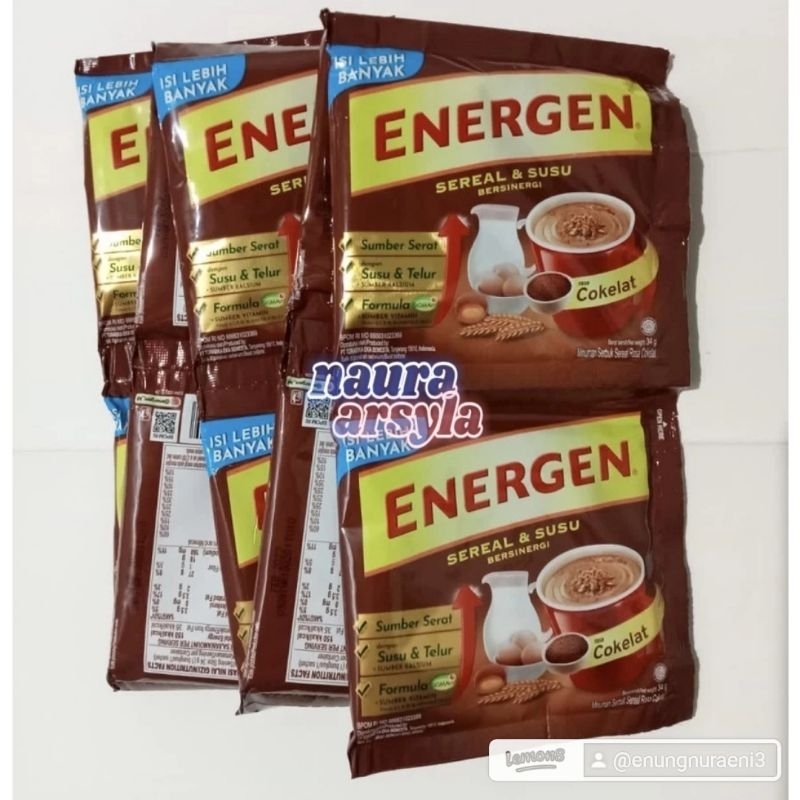 

ENERGEN SEREAL RENTENG ANEKA RASA coklat vanila kacanghijau