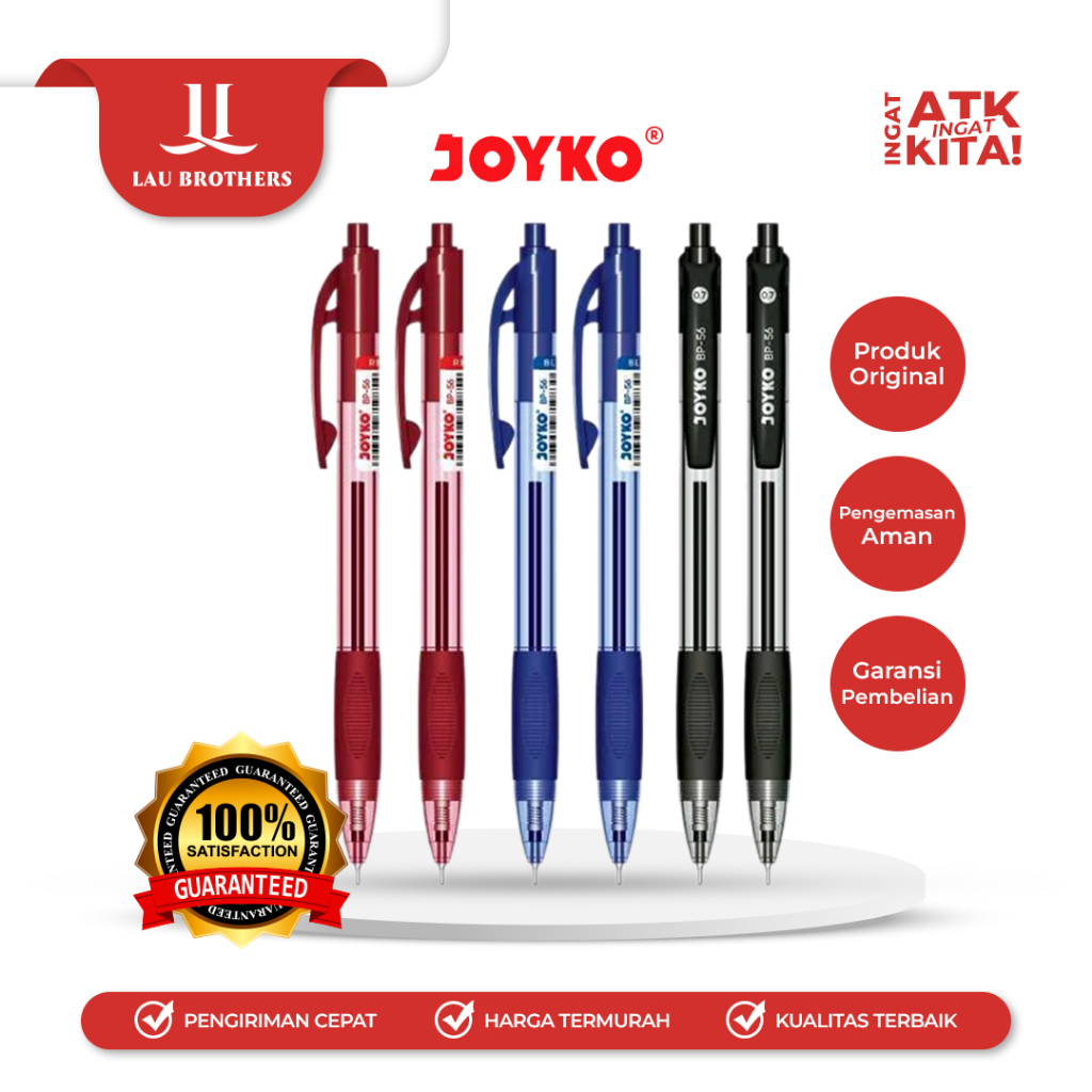 

JOYKO PULPEN PENA/ BALL PEN BP-56 (1LSN/ 12PCS)