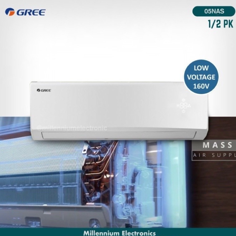 GREE - AC SPLIT STANDARD 1/2PK - GWC-05NAS 1/2 PK