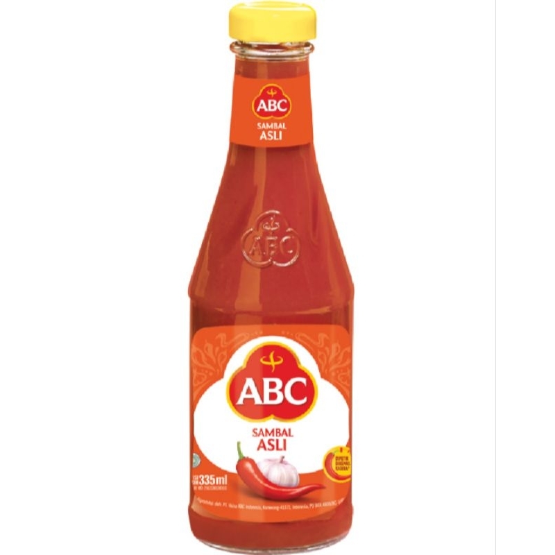 

ABC saos sambal extra pedas 335 ml botol kaca