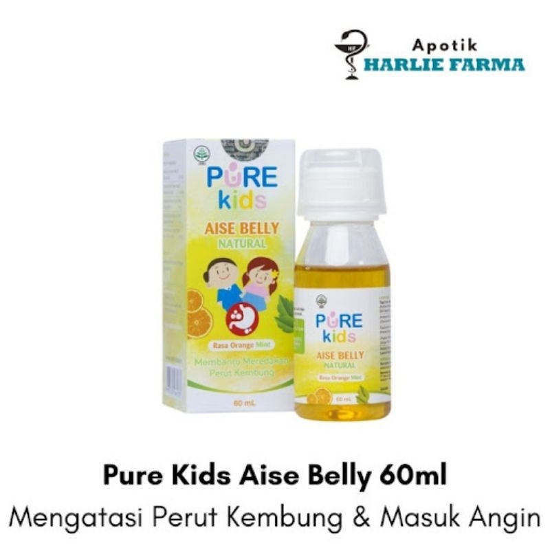 Pure Kids Sirup Aise Belly Pure Baby 60 ml - Obat Perut Kembung Anak
