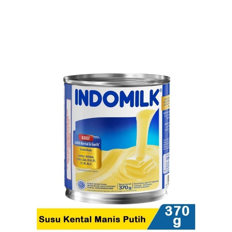 

indomilk susu kental manis putih 370gr