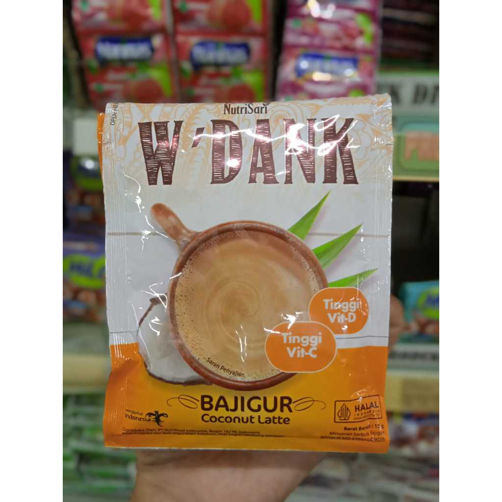 

Nutrisari W'dank Bajigur Coconut Latte 5s DIJUAL PER RENTENG