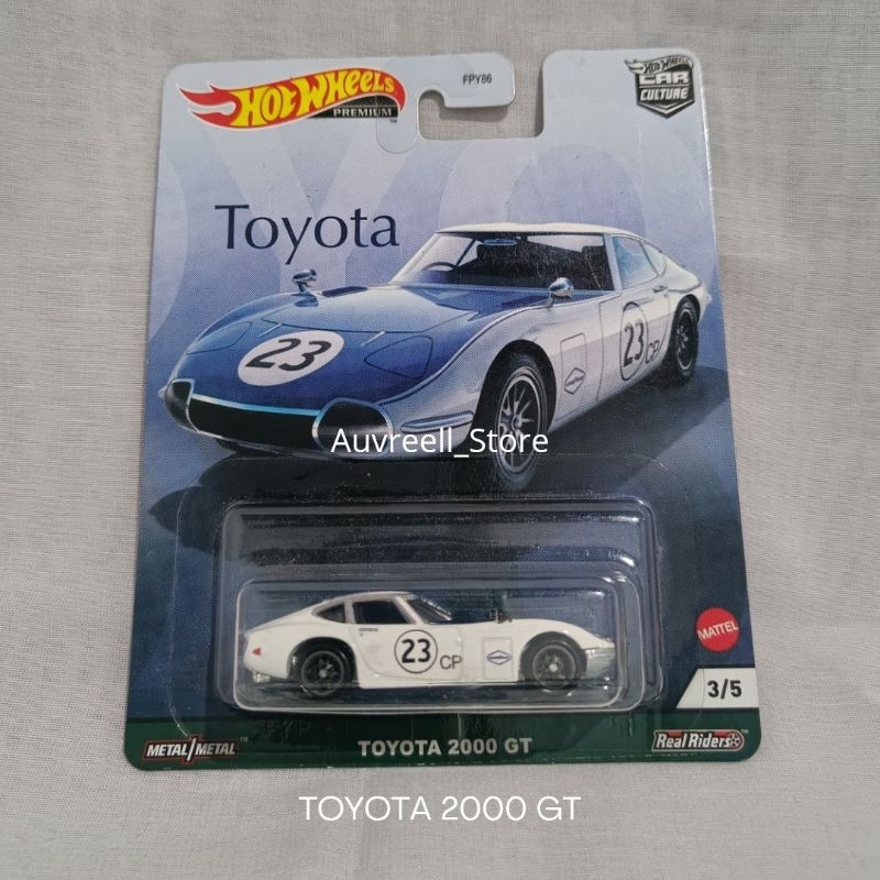 HOTWHEELS PREMIUM TOYOTA 2000 GT CARD
