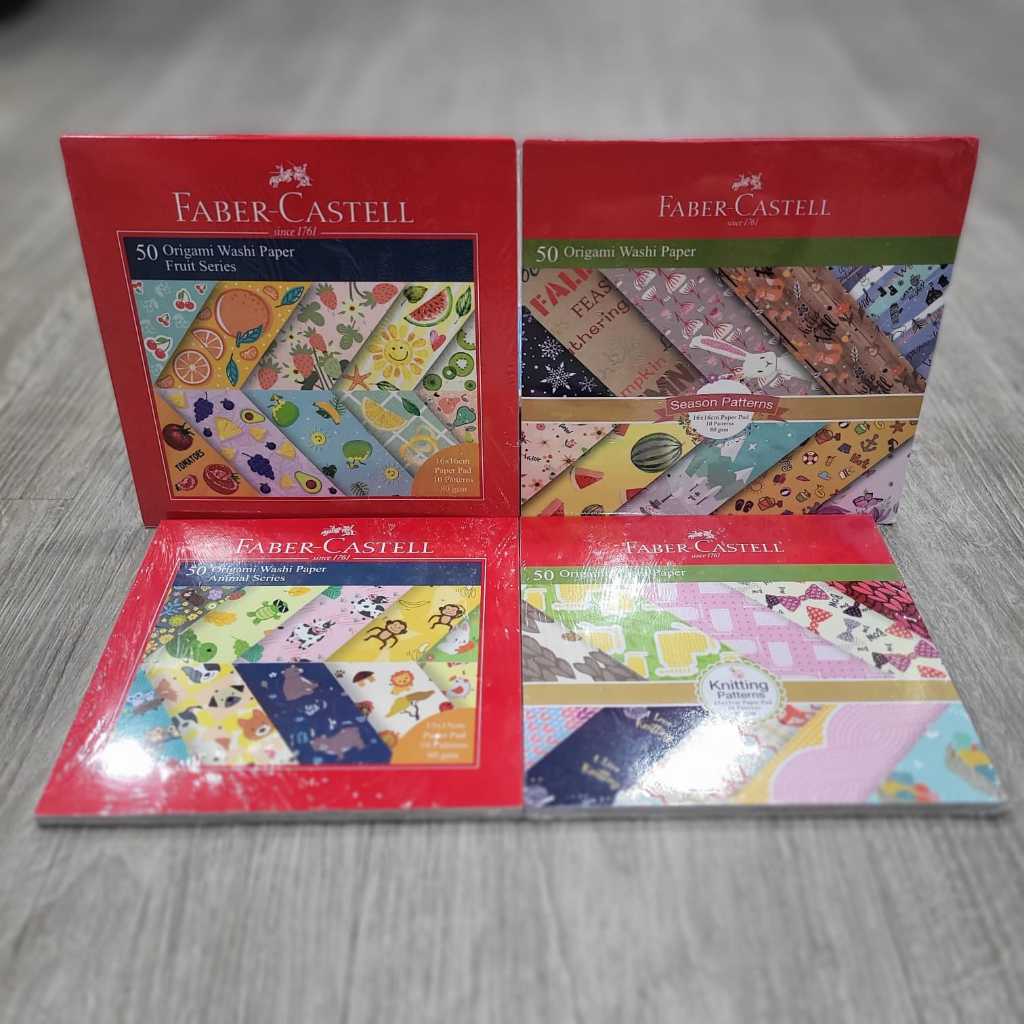 

Kertas Origami Washi Paper Faber Castell 50 Lembar