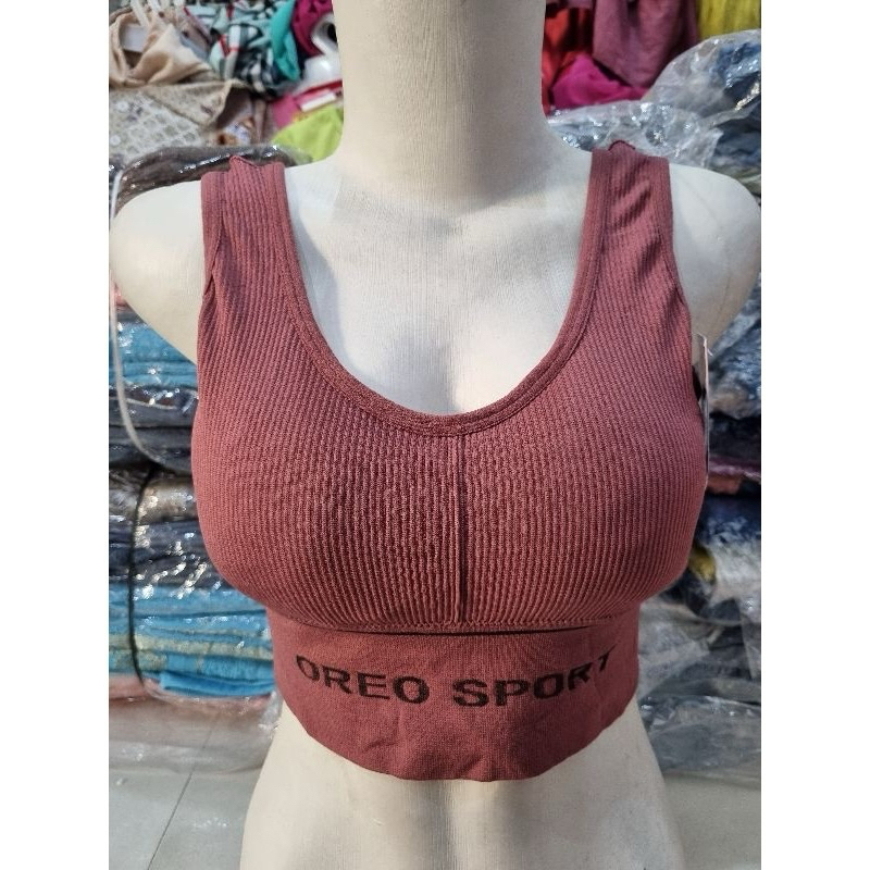 (3 Pcs) Bra bh miniset busa tanpa kawat wanita oreo