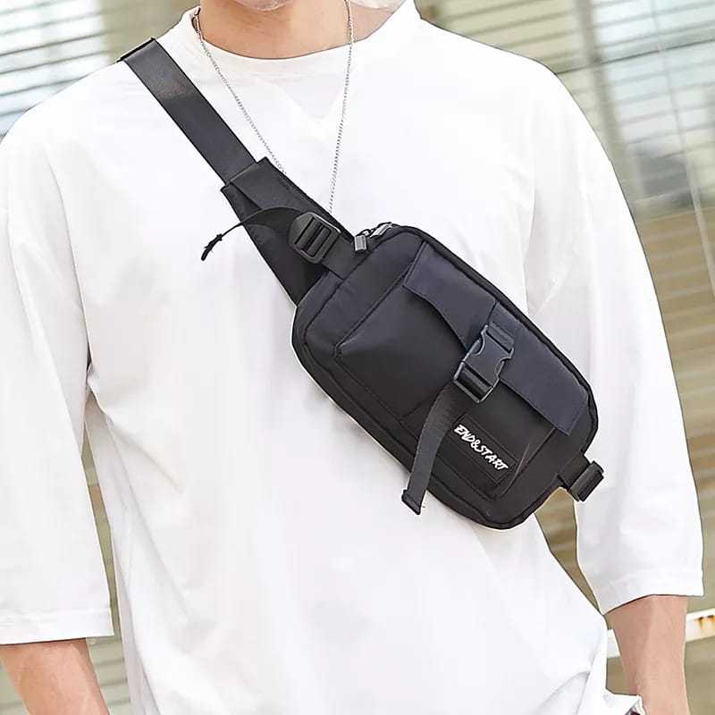 TAS WEISTBAG PRIA WANITA PREMIUM SELEMPANG SLING BAG TOP HANDLE JINJING SHOULDER BAHU TALI FASHION S