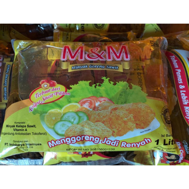 

Minyak Goreng M&M / MM Bantal 1Liter