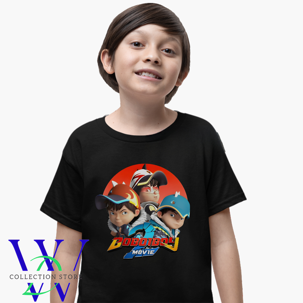 WDC kaos anak monsta boboiboy kaos anak boboiboy movie 2 logo
