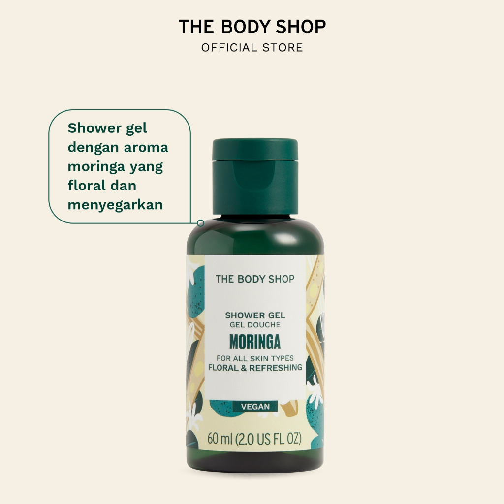 The Body Shop Moringa Shower Gel 60ml