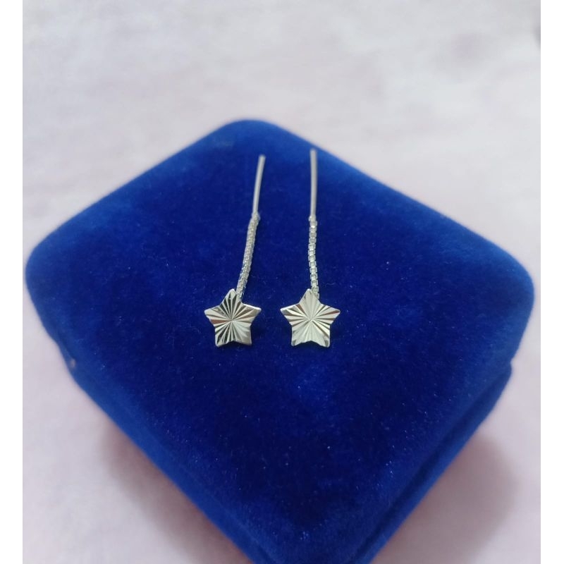 ANTING JARUM PERAK 925 LAPIS MAS