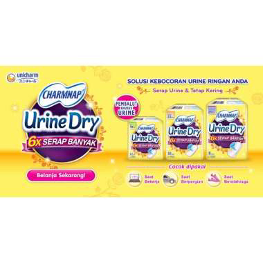 Charmnap urine dry pembalut urine 23 cm / 29 cm
