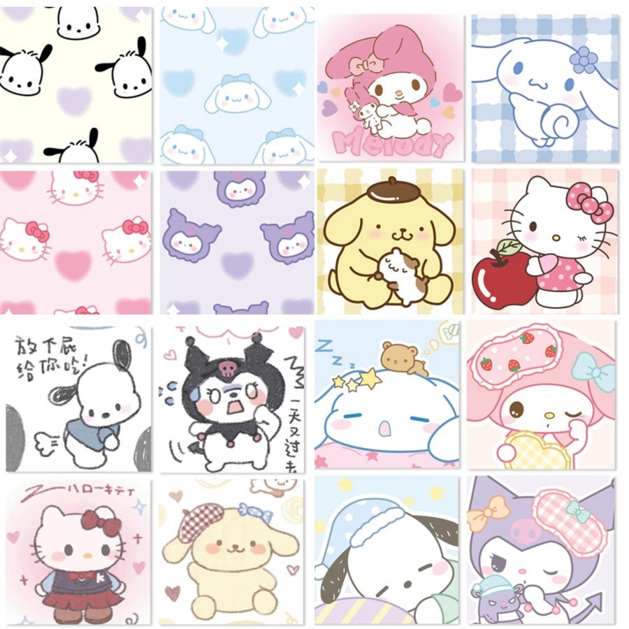 

200 lembar memo pad Sanrio karakter diy