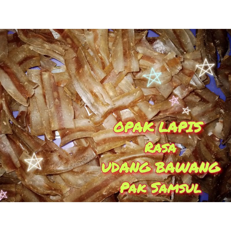 

Opak Lapis rasa udang bawang