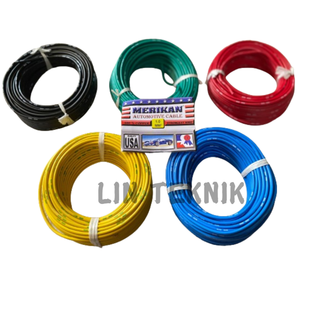 Kabel Merikan kabel Wire Kabel Wayar Mobil Kabel Wayer Motor 2 MM; 3 MM; 4 MM; 6 MM