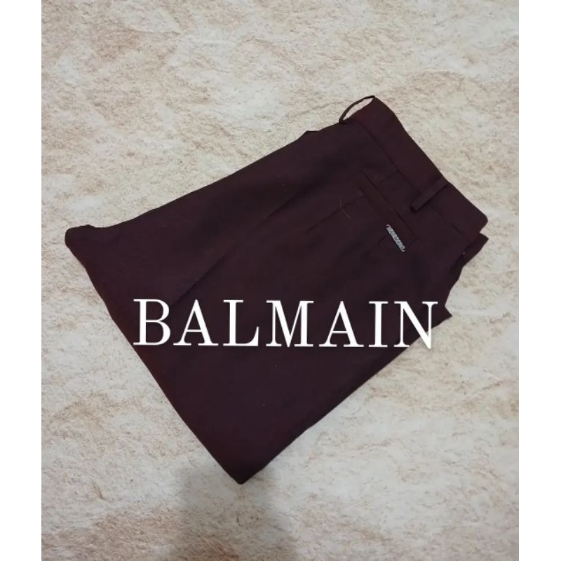 celana pant casual balmain bahan katun adem recomend bekas/second/preloved