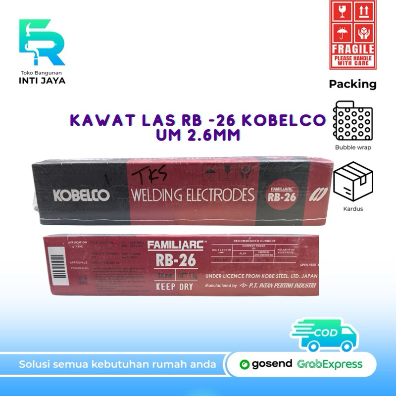Kawat Las RB -26 Kobelco Uk 2.6MM