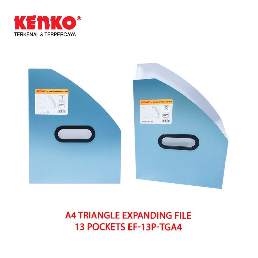 

Expanding File Kenko EF-13P-TGA4 Triangle A4 13 Pockets