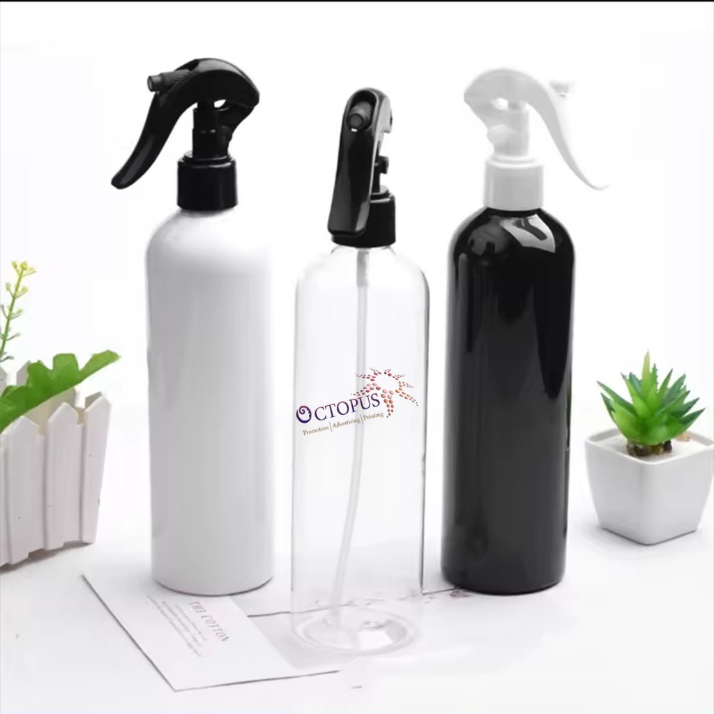 Semprotan Manual Botol Plastik Spray Trigger Warna Hitam, Putih, Transparan Bening 250 ML Harga Gros