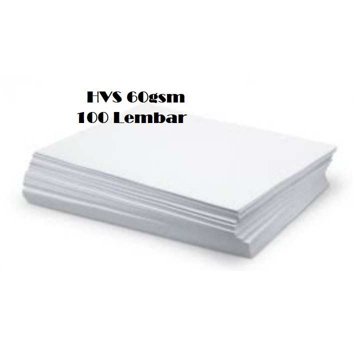 

Kertas HVS F4 Folio 60gsm Per 100 Lembar