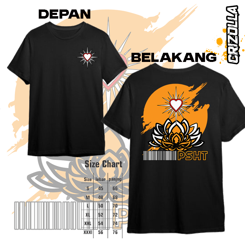 kaos psht keren distro bahan cotton combad