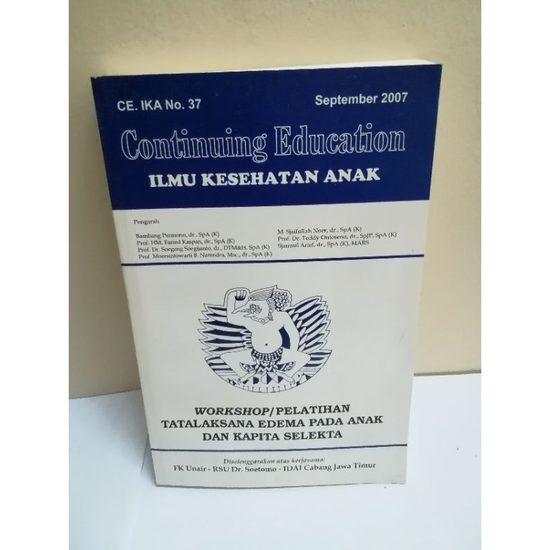 Continuing Education Ilmu Kesehatan Anak, September 2007, Worshop/Pelatihan Tatalaksana Edema pada A