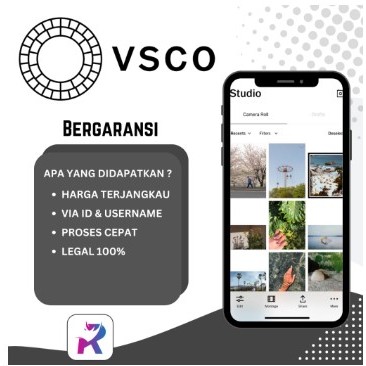 Software VSCO FULLPACK AKTIF SELAMANYA Gratis Ongkos Kirim