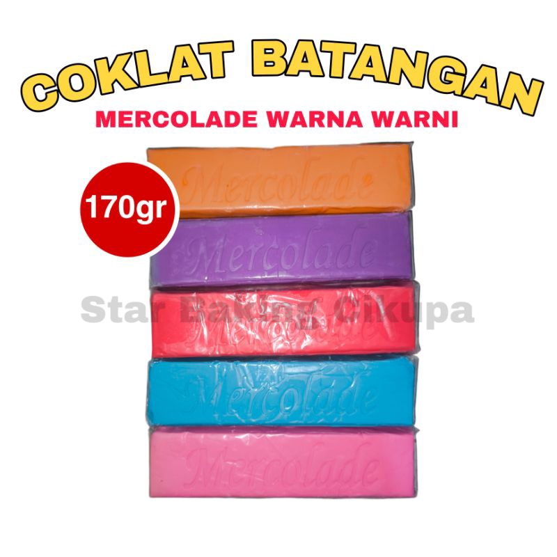 

COKLAT BATANGAN WARNA WARNI MERCOLADE 170gr