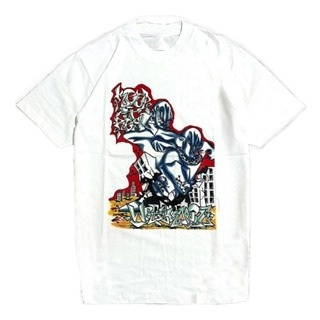 trend  bebas Lastkiss  Keep It Real x Wreckonize - Split Tshirt - Putih | Original Merchandise  beba
