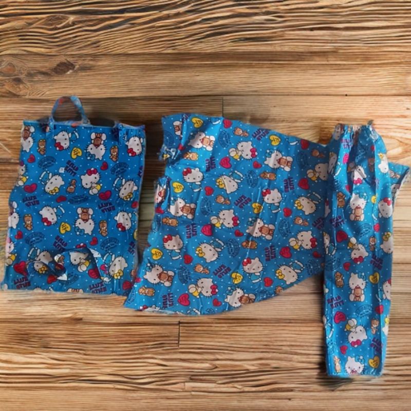 Mukena anak karakter set sajadah Anak murah 3-4Tahun