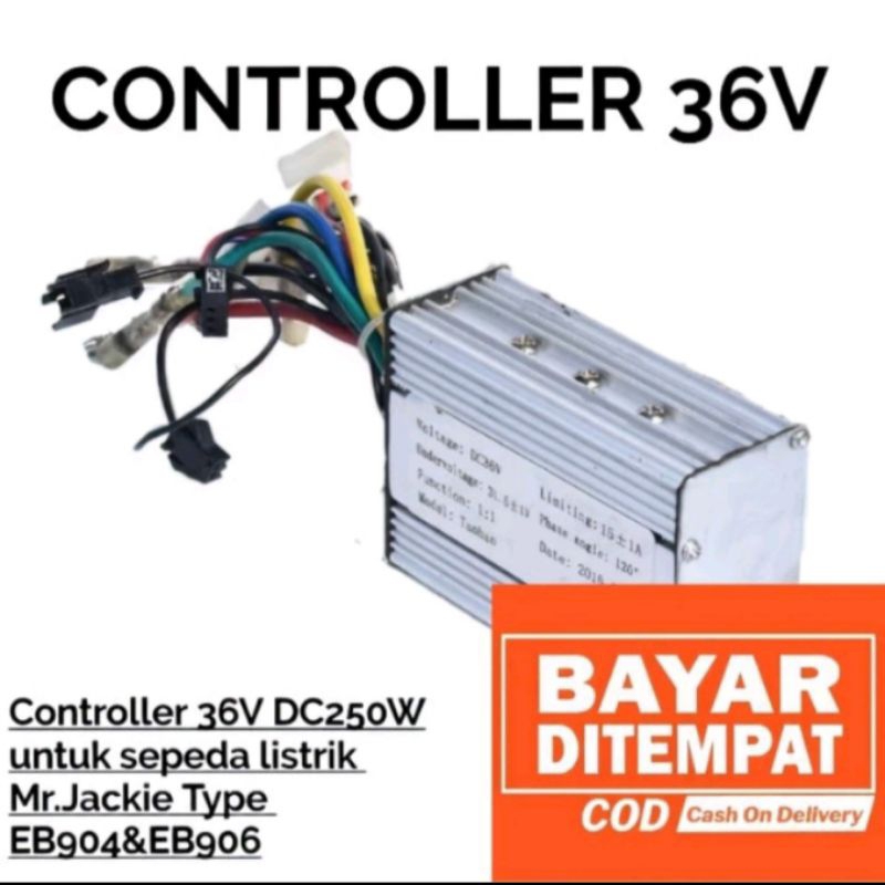 controller sepeda listrik 36v 250watt original
