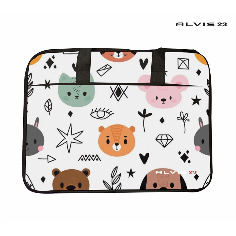 Vikha-Tas Laptop Lucu Tas Sekolah Tas Pelindung Laptop