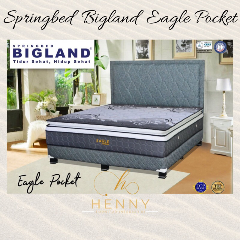 Springbed Bigland Eagle Pocket uk.180 & uk.160