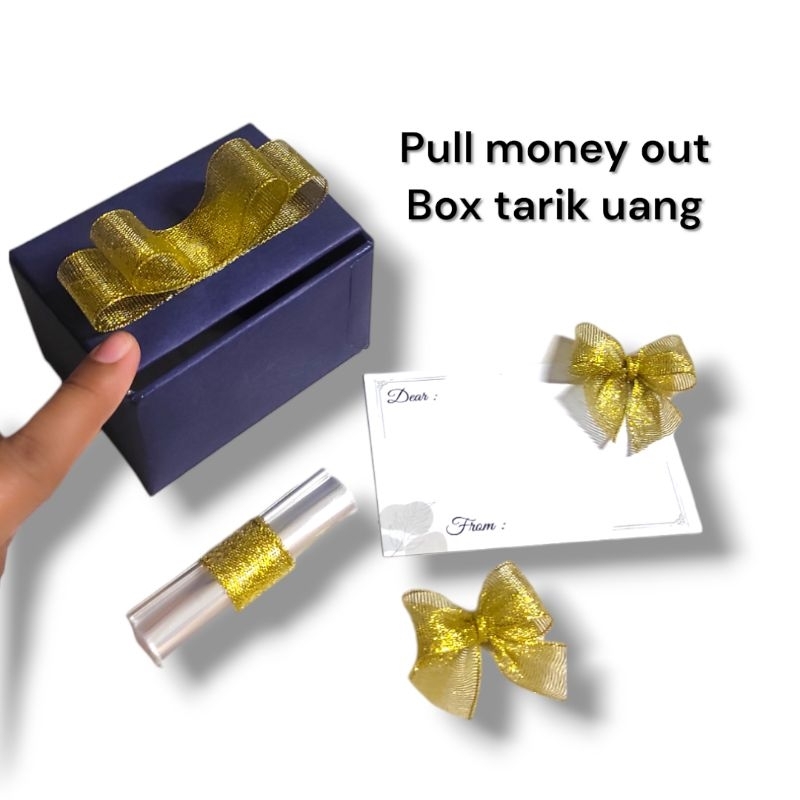 

pull money out box rol uang hadiah kekinian box tarik uang