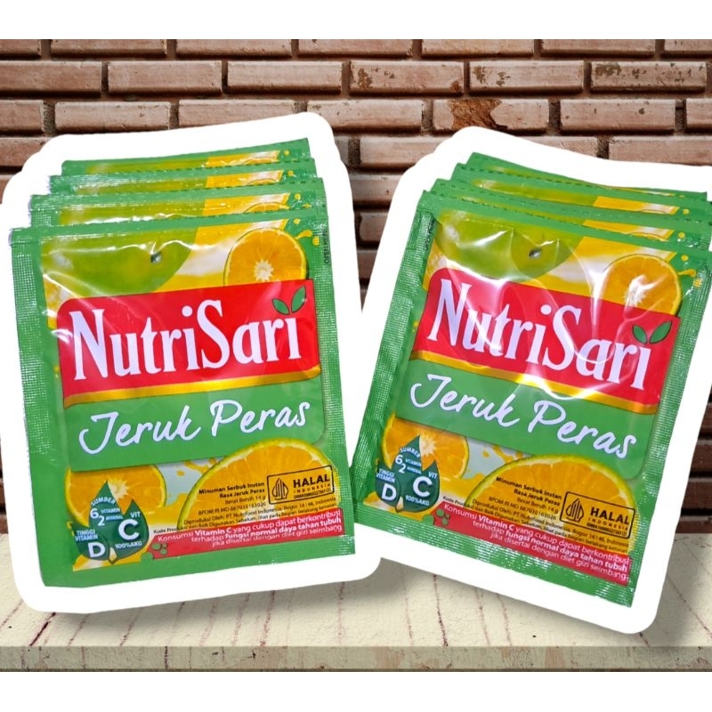 

Nutrisari Rasa Jeruk Peras 1 Renceng isi 10 pcs