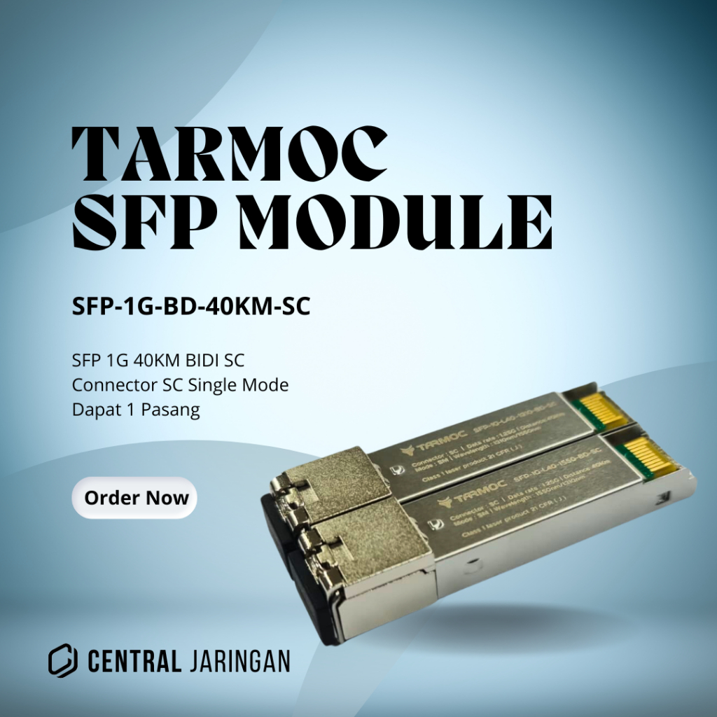 Tarmoc SFP-1G-L40-BD-SC | SFP 1G BIDI 40KM | SFP 1G 40KM Single Mode