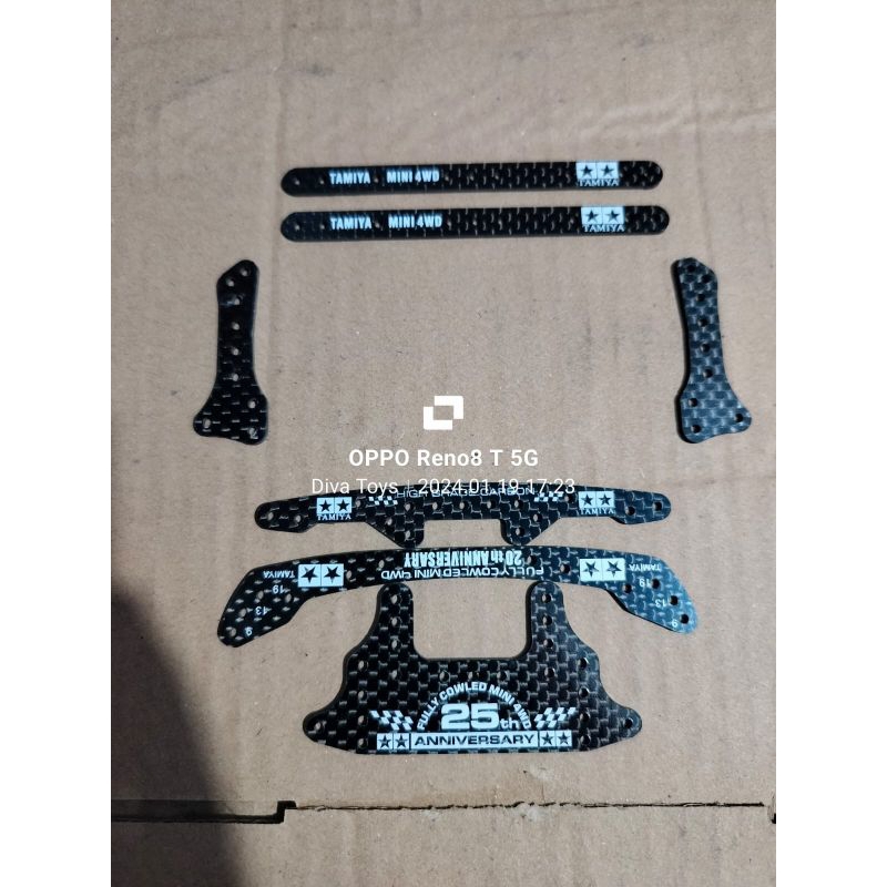 Rep Tamiya paket FRP HG Carbon Bmax / Damper SFM Super 2