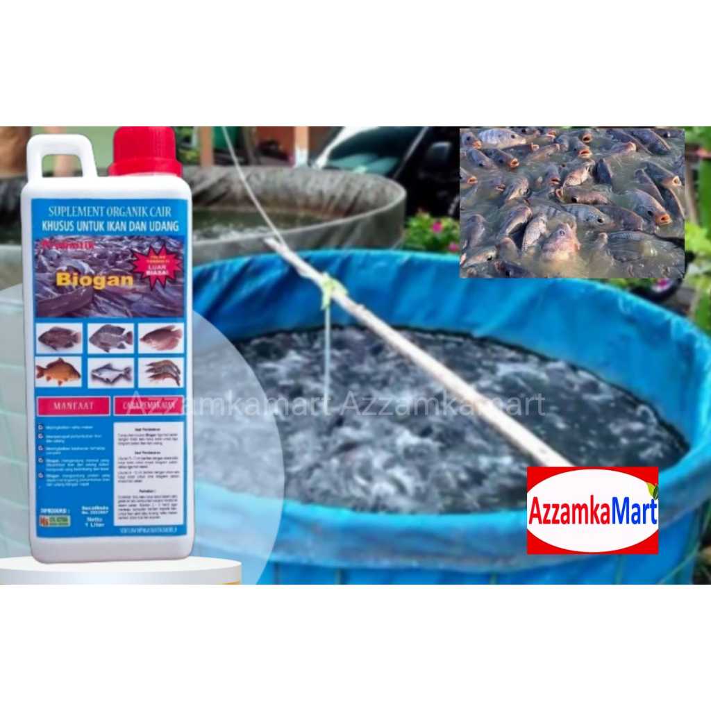 Probiotik BIOGAN Suplemen Vitamin Ikan Hias Ikan Cupang Guppy Ikan Lele Patin Nila Cepat Panen
